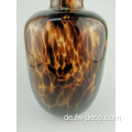 Vase mit Leopard Tortoise Muster Leopard Print Vase